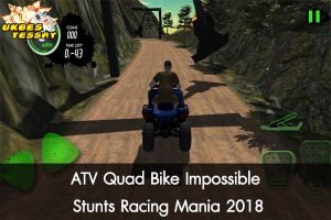 ATV Quad Bike Impossible Stunts Racing Mania 2018